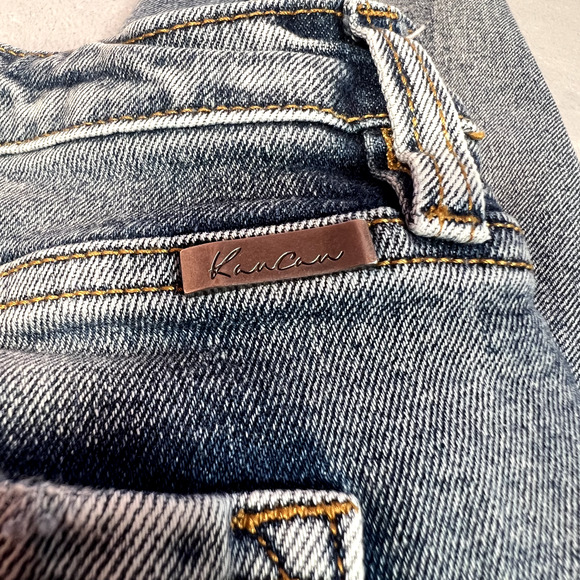 KanCan For Maurices Jeans Womens Size 28 Blue Denim Distressed Mid Rise Skinny - Picture 8 of 12